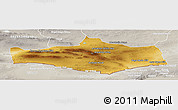 Physical Panoramic Map of Omnogovi, lighten, semi-desaturated