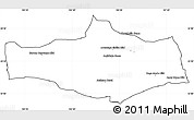 Blank Simple Map of Omnogovi, cropped outside