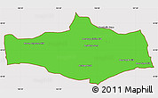 Political Simple Map of Omnogovi, cropped outside