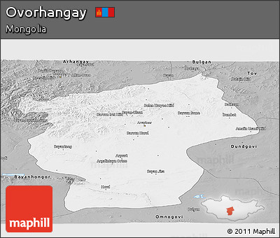 Gray Panoramic Map of Ovorhangay