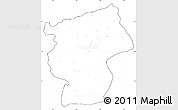Blank Simple Map of Ovorhangay, cropped outside, no labels