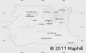 Silver Style Map of Tov, single color outside