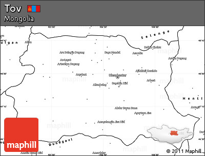 Blank Simple Map of Tov
