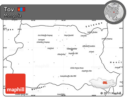 Blank Simple Map of Tov