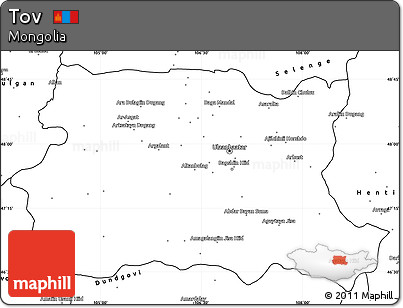 Blank Simple Map of Tov
