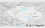 Silver Style 3D Map of Uvs