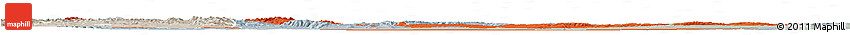 Political Horizon Map of Uvs, lighten, semi-desaturated