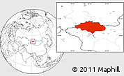 Blank Location Map of Uvs