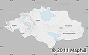 Gray Map of Uvs, single color outside
