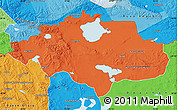 Political Map of Uvs