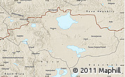 Shaded Relief Map of Uvs
