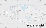 Silver Style Map of Uvs, single color outside