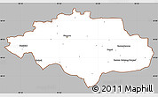 Gray Simple Map of Uvs, cropped outside