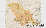 Satellite Map of Fes, lighten