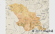 Satellite Map of Fes, shaded relief outside