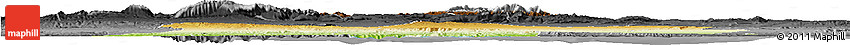 Physical Horizon Map of Centre Nord, darken, desaturated