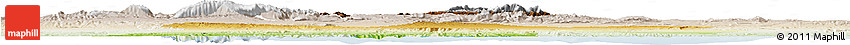 Physical Horizon Map of Centre Nord, lighten