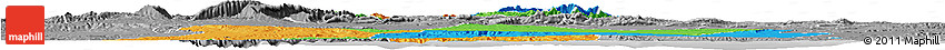 Political Horizon Map of Centre Nord, desaturated
