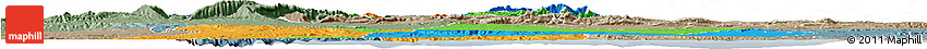 Political Horizon Map of Centre Nord, semi-desaturated
