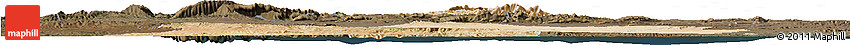 Satellite Horizon Map of Centre Nord, darken