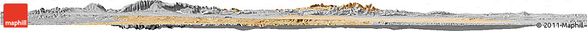 Satellite Horizon Map of Centre Nord, desaturated