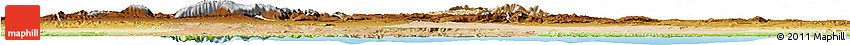 Satellite Horizon Map of Centre Nord, physical outside
