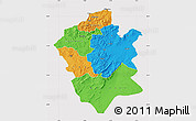 Political Map of Centre Nord, cropped outside