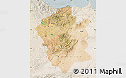 Satellite Map of Centre Nord, lighten