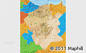 Satellite Map of Centre Nord, political outside