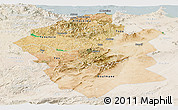 Satellite Panoramic Map of Centre Nord, lighten