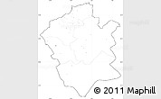 Blank Simple Map of Centre Nord, cropped outside, no labels
