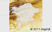 Shaded Relief 3D Map of Errachidia, physical outside