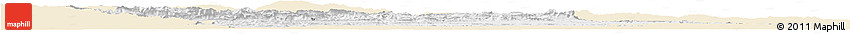 Classic Style Horizon Map of Errachidia, single color outside
