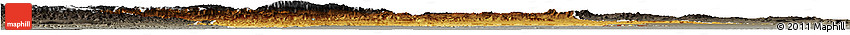 Physical Horizon Map of Errachidia, darken, semi-desaturated