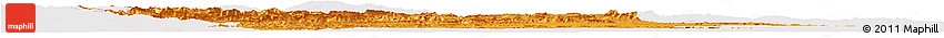 Political Horizon Map of Errachidia, cropped outside