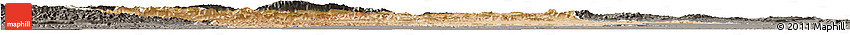 Satellite Horizon Map of Errachidia, darken, semi-desaturated