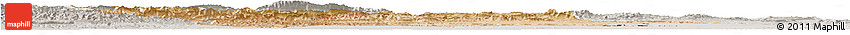 Satellite Horizon Map of Errachidia, lighten, semi-desaturated