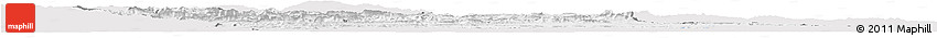 Silver Style Horizon Map of Errachidia, single color outside