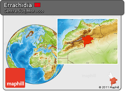 Physical Location Map of Errachidia