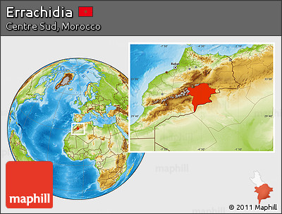Physical Location Map of Errachidia