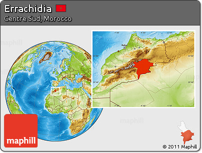 Physical Location Map of Errachidia