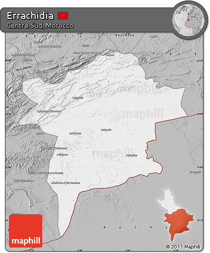Gray Map of Errachidia