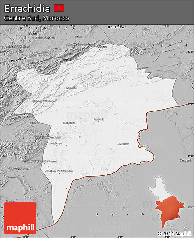 Gray Map of Errachidia