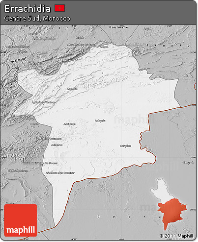 Gray Map of Errachidia