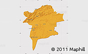 Political Map of Errachidia, cropped outside