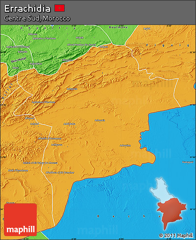 Political Map of Errachidia