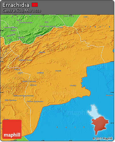 Political Map of Errachidia