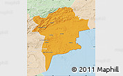 Political Map of Errachidia, lighten