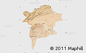 Satellite Map of Errachidia, single color outside