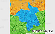 Political 3D Map of Ifrane